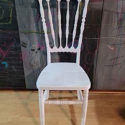 photo1684251572-2.jpeg STL file Vintage Style Chair (Full Size)・3D printer design to download