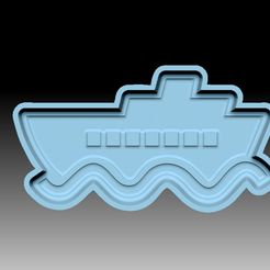 CruiseShip-2-VACUUM-PIECE.jpg Archivo STL MOLDE BOMBA DE BAÑO CRUCERO・Design para impresora 3D para descargar