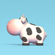 Cod1744-Cow-Small-Eyes-3.png Fichier 3D Vache aux petits yeux・Plan pour imprimante 3D à télécharger