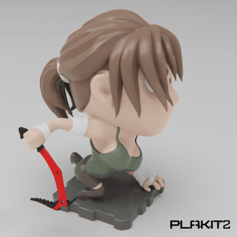 Tomb Raider Lara Croft (PlaKit2 Series) - 3D model önizlemesi