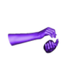 Hands_16.OBJ Female Hand in 20 Poses 3D Model 3D Print Model