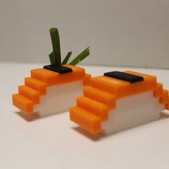 IMG_3680.JPG 3D file Modular Nigiri with Seaweed Sushi・Model to download and 3D print