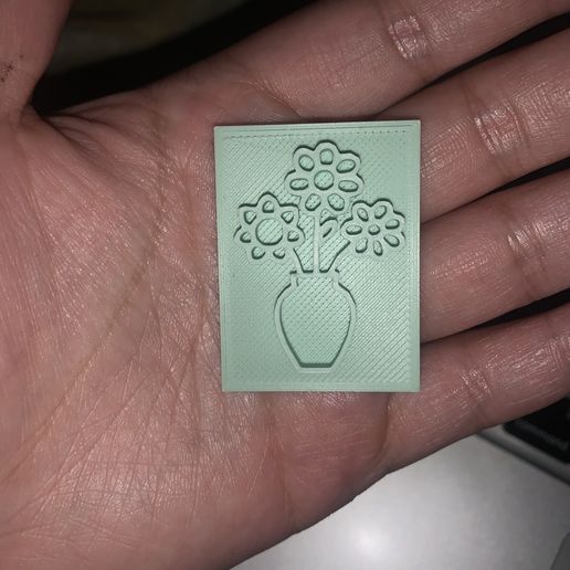 Flower Stamp for Clay Cutting 3D model