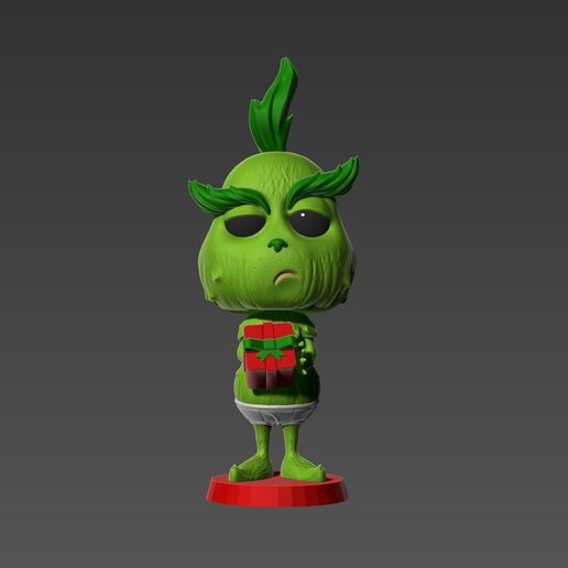 🎄 Figura navideña del Grinch・Archivo STL para Impresión 3D・Cults