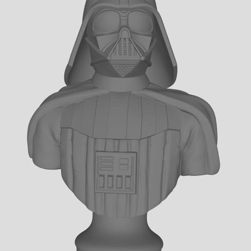 darth vader bust 3D model