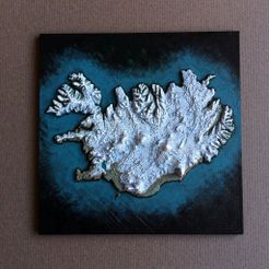 iceland02.jpg Бесплатный 3D файл Исландия・Шаблон для загрузки и 3D-печати