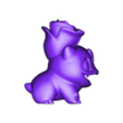 333.stl Valentine Bulbasaur Pokemon