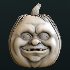 Pumpkin_2.jpg STL-Datei Halloween Pumpkin kostenlos・3D-druckbares Design zum herunterladen, stl3dmodel