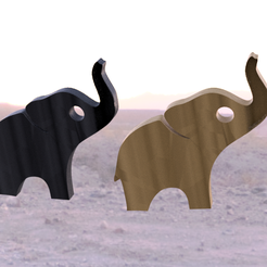 elephant-pendant.png STL-Datei Elefanten-Anhänger kostenlos・3D-druckbare Vorlage zum herunterladen, raimoncoding