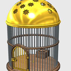 1.png Fichier STL Cage à fées・Idée pour impression 3D à télécharger
