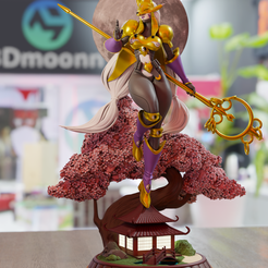 1.png 3D file sakuyamon - digimon tamers・3D print model to download