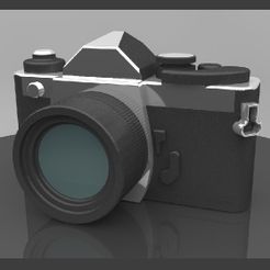 11.jpg Archivo STL Camara Nikon fm2・Diseño imprimible en 3D para descargar, Phlegyas
