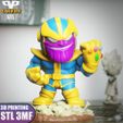 4.jpg Thanos Chibi STL for 3D Printing ChibiSTL 3DXM
