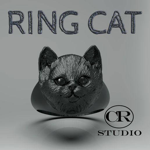 cat ring 3D model