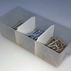 1ec2859160e879ec7a63466f3c4f4fea_display_large.jpg Free STL file Plastic 16-tray Utility Box Dividers・3D printer model to download
