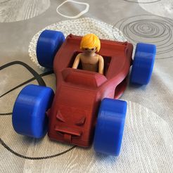 IMG_6236.JPG Archivo STL gratis Coche de niños para Playmobil.・Modelo para descargar y imprimir en 3D, Vins263D