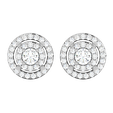 710V-FRONT-W.png 🔥 Double Halo Round Diamond Stud Earrings CAD Model (710V) 💎
