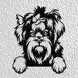 Sin-título.jpg Yorkshire Terrier dog deco wall pet pet mural dog wall decorations