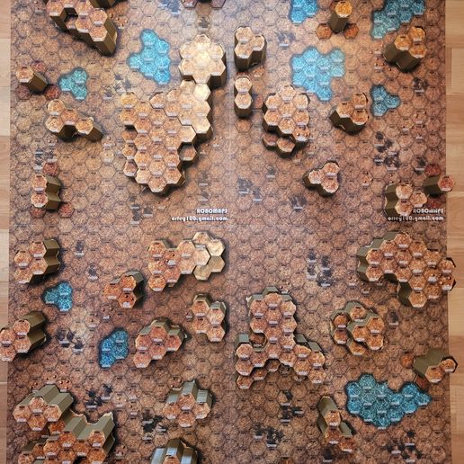 Make-3.jpg BATTLETECH TERRAIN MAP SET BADLANDS (von ROBOMAPS)