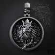 pendant-P211.jpg Löwe-Anhänger 3D Modell