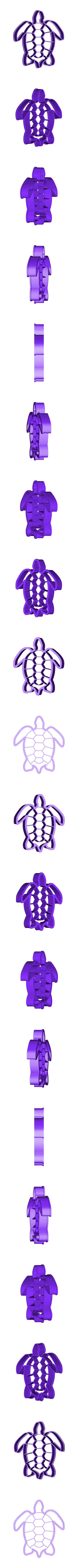 sea turtle v2.stl Fichier STL Coupe-biscuits à la tortue de mer・Plan à imprimer en 3D à télécharger, FatDogCookieCutters
