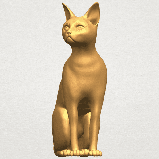 Cat 01 3D model