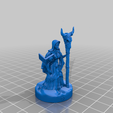 MageTomestaff6BHG.png Mage with Tome - 8 Staff Options - Support Free Mini 28mm