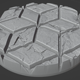 4.png 4x 50mm base with broken tiles (+toppers)
