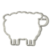 oveja v1.png Sheep Cookie Cutter