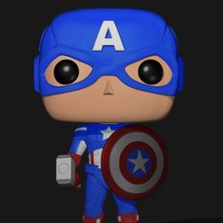 Render_1.jpg Captain America Funko Style /Captain America Funko Style