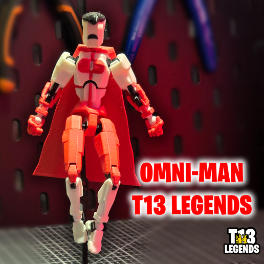 🦸 Omni-Man from Invincible Inspired T13 Legends Dummy 13 Figure