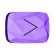 diamondmain.stl YouTube Diamond Play Button 3D Model