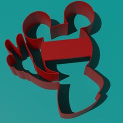 Mickey.jpg MICKEY MOUSE COOKIE CUTTER