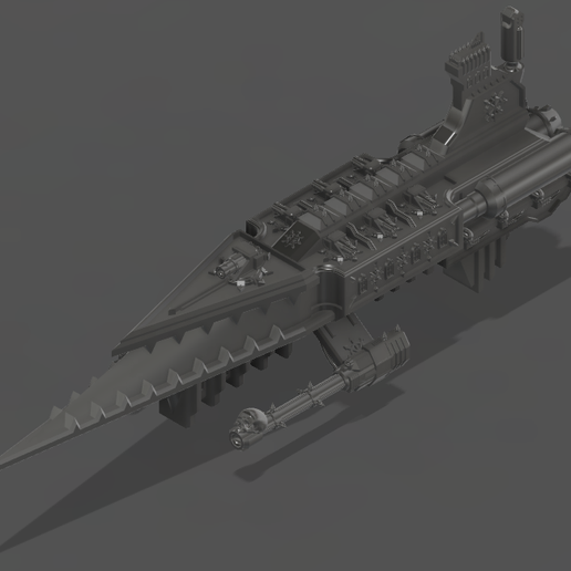 Screenshot-2025-02-21-011809.png Voidborn Raider - быстрый атакующий военный корабль STL