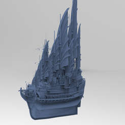 untitled.892.png Download OBJ file Pirate Hun Ship • 3D print model, aramar