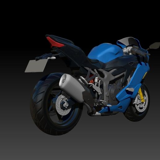 🥷 KAWASAKI NINJA ZX25R・ STL File for 3D printing・Cults