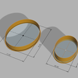 Oval-v1.png Free STL file Oval cookie cutter・3D printer model to download