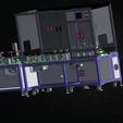000008.jpg Automatic Li-Battery Mobile Battery Sticker Labeling Machine 3D CAD Model