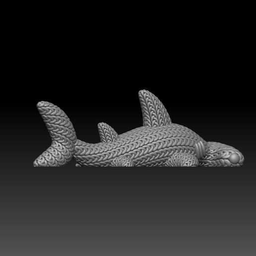 KHS-6.jpg Knitted Hammerhead Shark