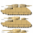T-39-pic1.png T-39 Soviet experimental superheavy tank 1:100