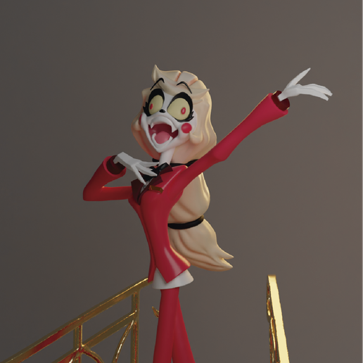 🏨 Hazbin Hotel - Charlie・ STL File for 3D printing・Cults