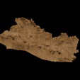 2.png Topographic Map of El Salvador – 3D Terrain