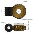 Technical-Drawing_CD100.jpg Worm Gear - Center D. 100 mm - Ratio 25 & 30 - Worm with Hole