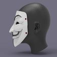 1.569.jpg Guy Fawkes Mask 3D printed model