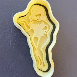 AF5B86B4-3D83-4C82-BC7B-F07AA0EC2343.jpeg 3D file Burlesque dancer cookie cutter・Template to download and 3D print