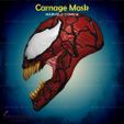 3.jpg Carnage Mask From Marvel comics - Fan Art 3D print model