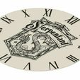 horloge-serpentard1.jpg HARRY POTTER SERPENT CLOCK