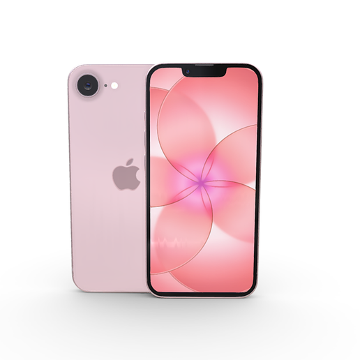 📱 iPhone 17e Soft Pink・ STL File for 3D printing・Cults