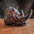 1.jpg Rhino Head Bust - With or Without Cigar