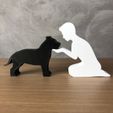 IMG-20240322-WA0145.jpg Boy and his American Bully for 3D printer or laser cut